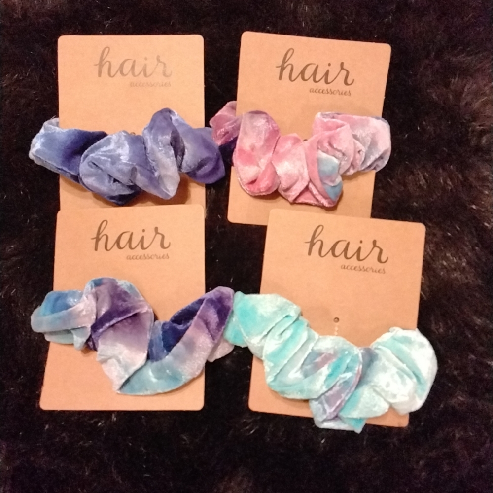Tie Dye Scrunchies 4 Piece